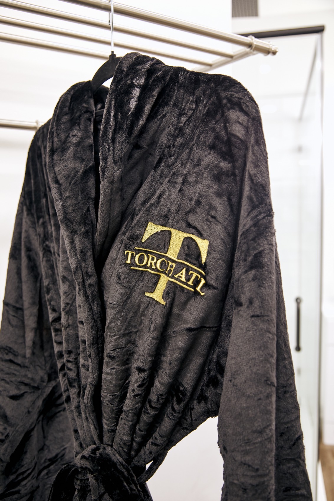 Embroidered TORCH ATL robe